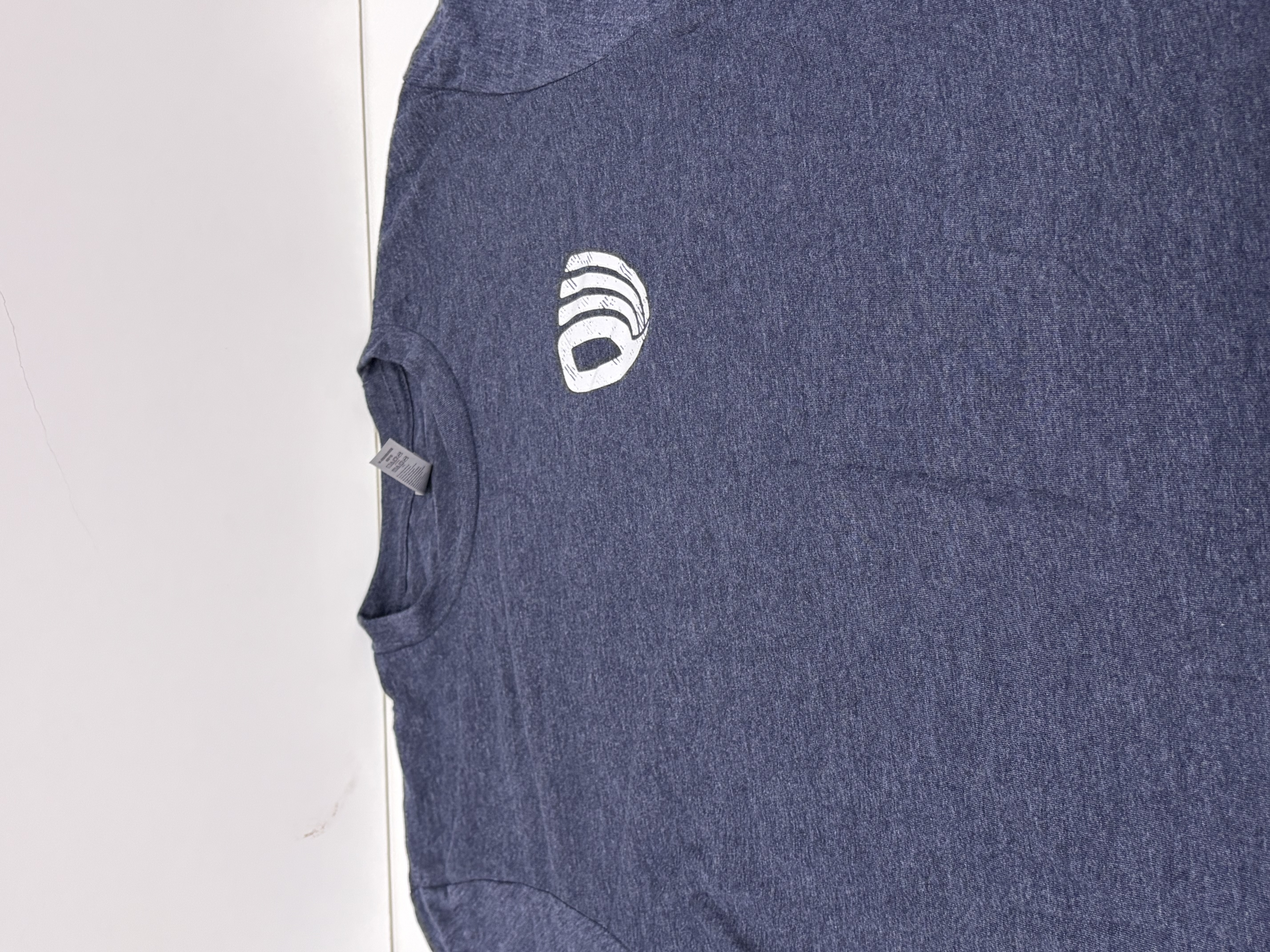 PW SS / Dark Blue / Cotton / White PW Logo - Front / American Fl