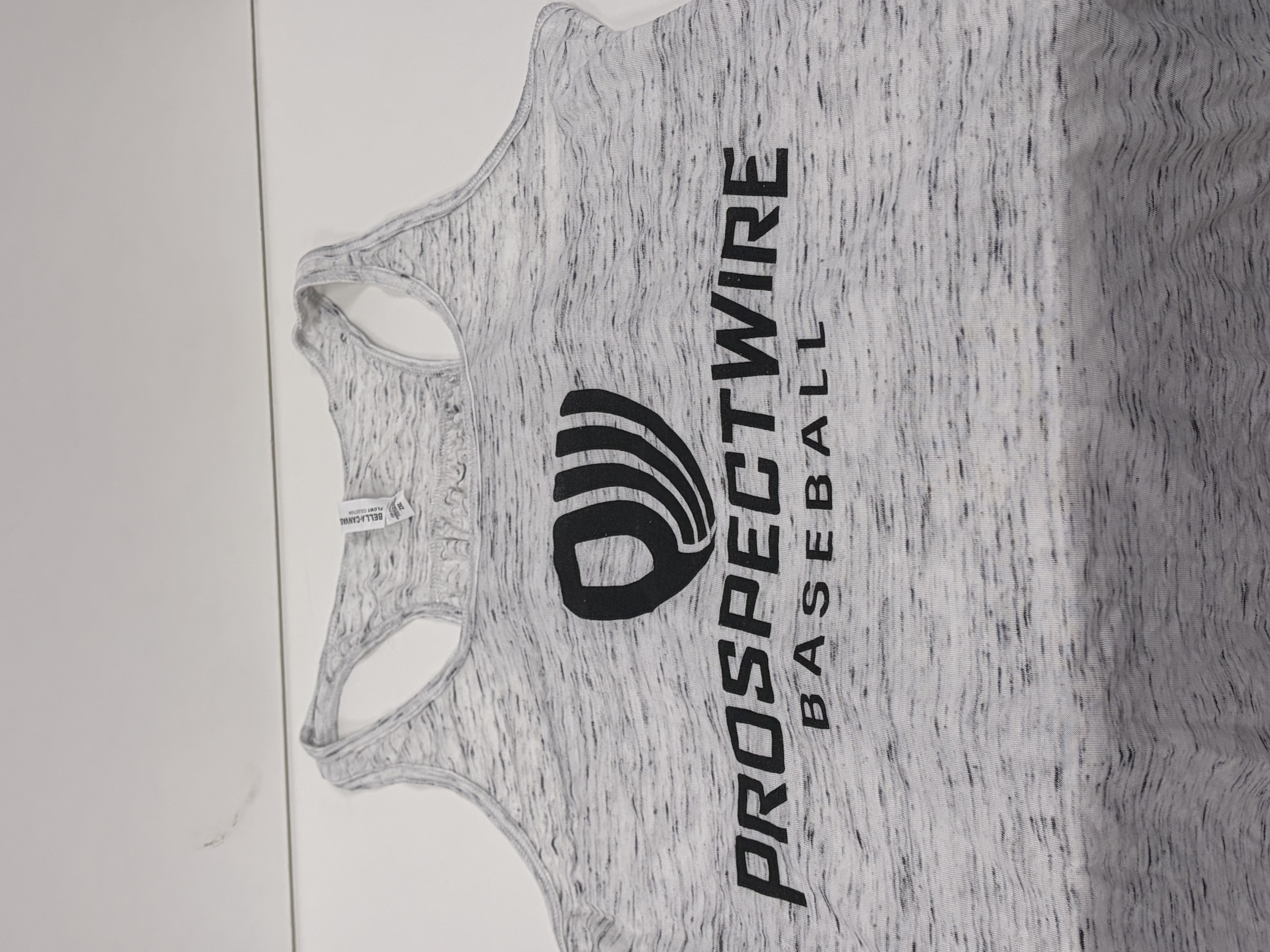 White Tank-Top / Black Script & PW Logo
