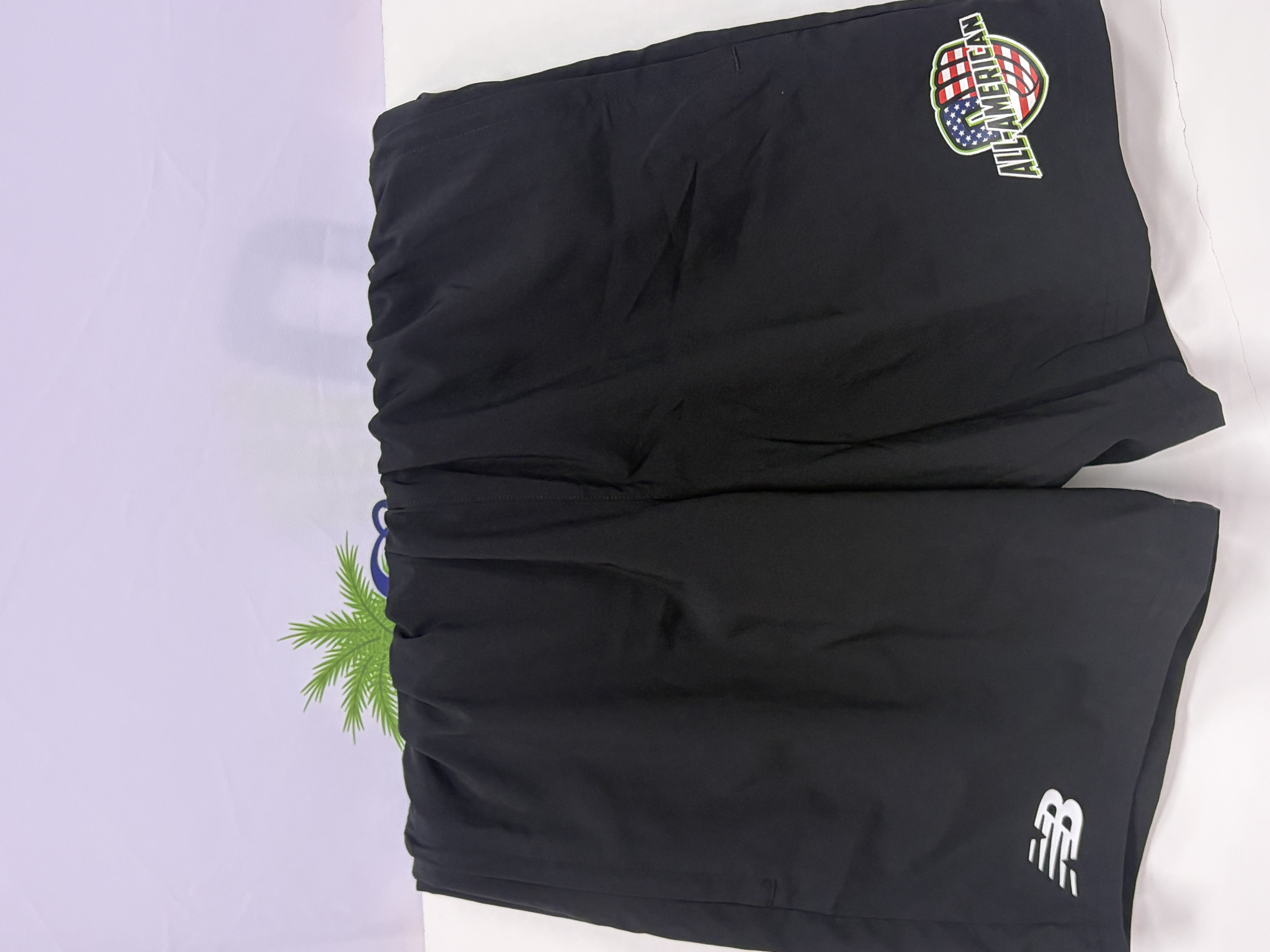Black Shorts / All-American PW Logo / New Balance