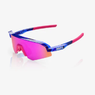100% - SL YOUTH Polished Translucent Blue Vital Pink Mirror Lens