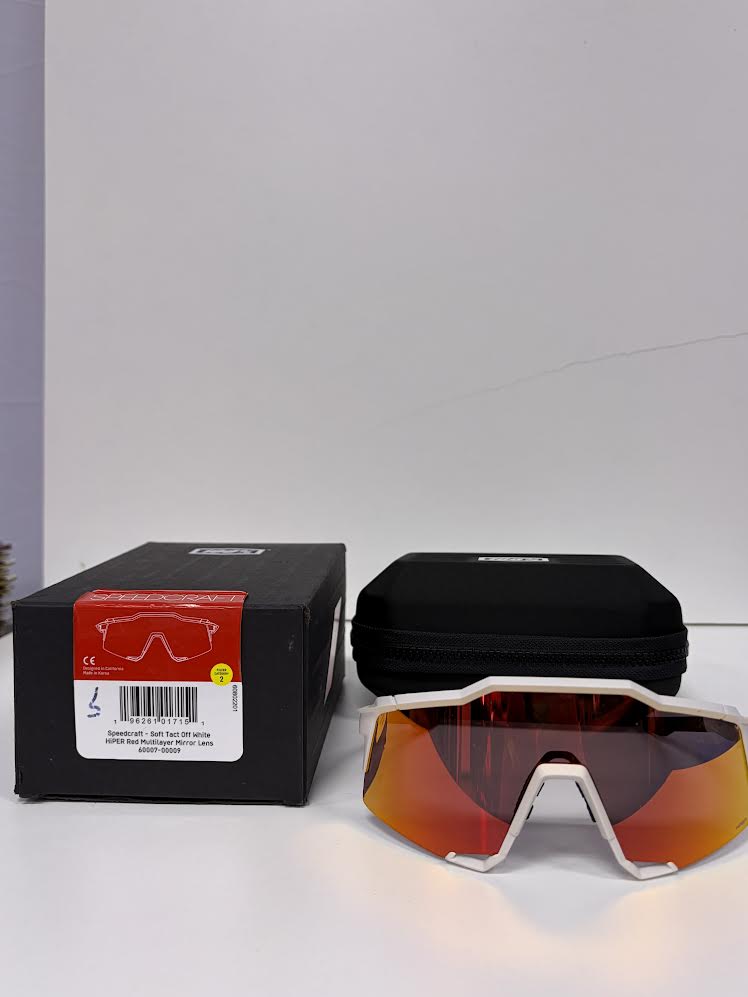 100% - Speedcraft - Soft Tact Off White HiPER Red Multilayer Mir