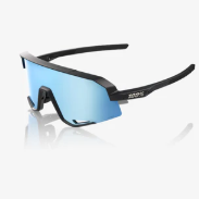 100% - Slendale Matte Black - HiPER Blue ML Mirror