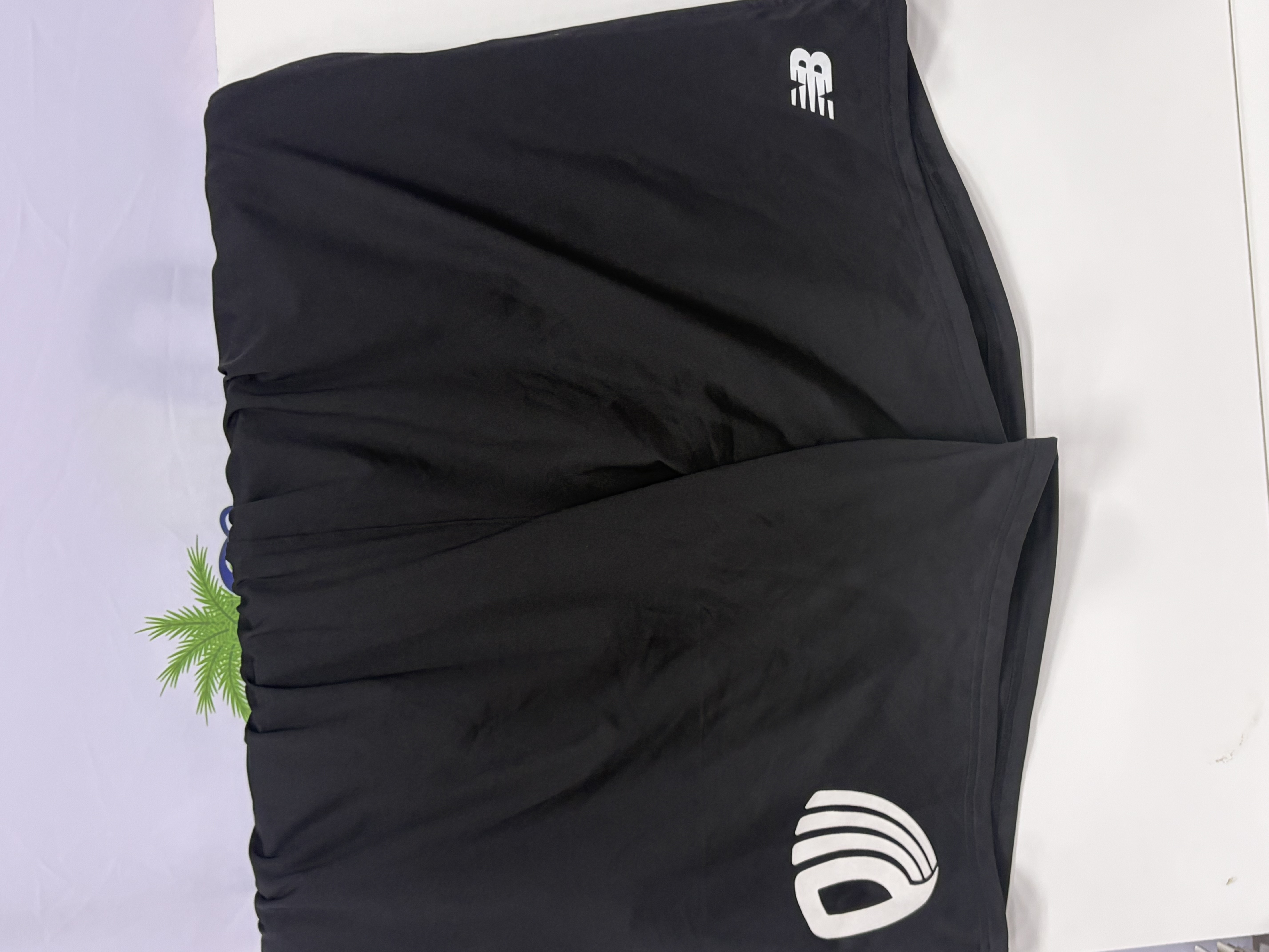 Black Shorts / White PW Logo / New Balance