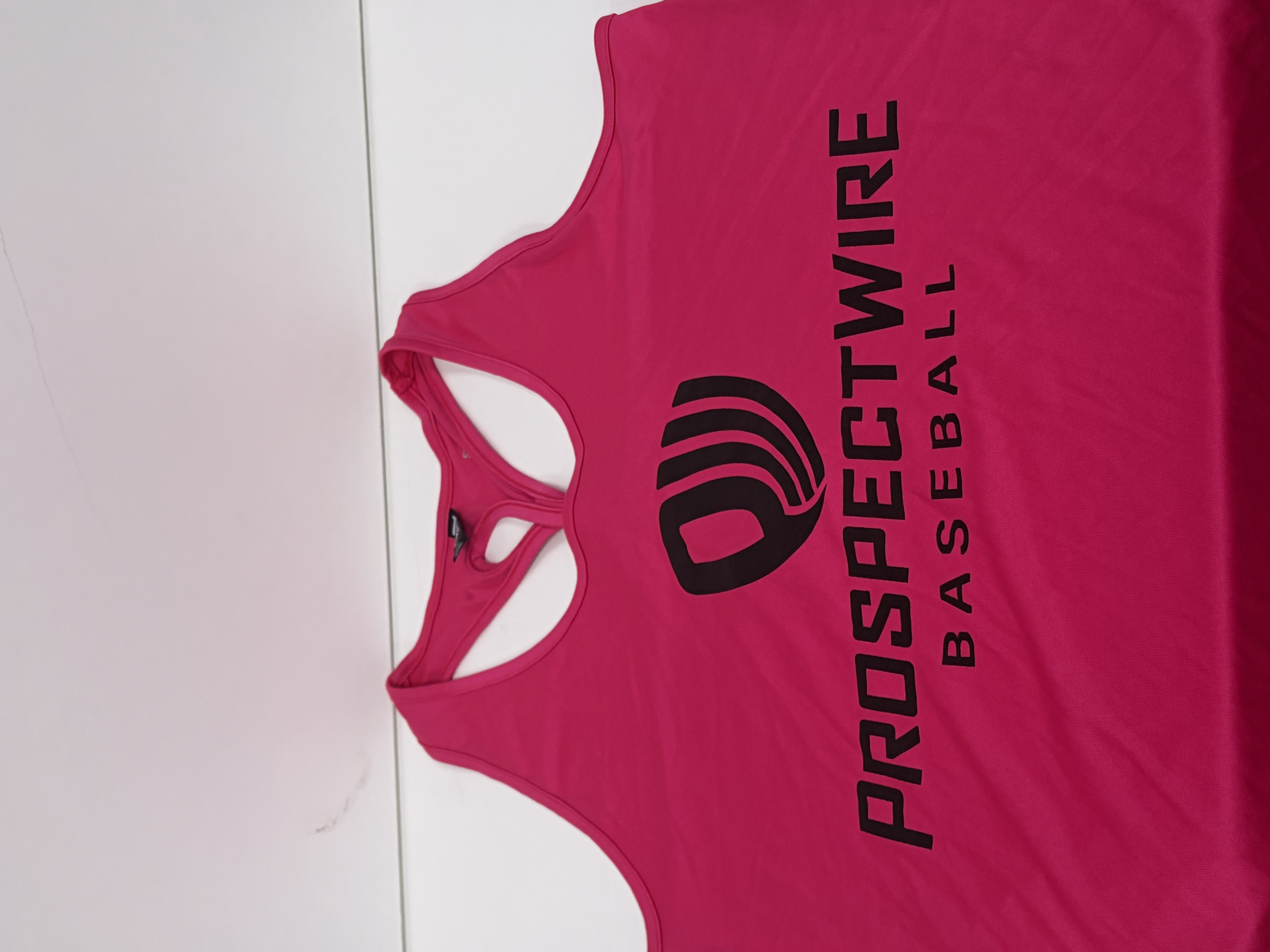Neon Pink Tank-Top / Black Script & PW Logo
