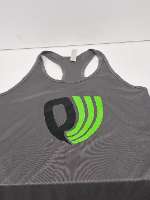 Gray Tank-Top / Black & Green PW Logo