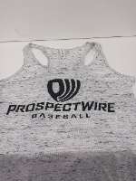 White Tank-Top / Black Script & PW Logo