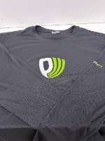 IMG ONLY - LS / Black / White & Green PW Logo / Sleeve Script