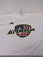 White SS T-Shirt / All-American - USA PW Logo / New Balance