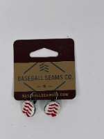 Baseball Seams - Earrings