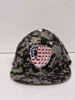 Camo Hat / USA PW Logo / Flat Bill / Fitted