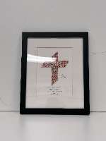 Baseball Seams - Picture Frame / Cross Design