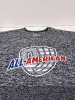 Gray Camo SS T-Shirt / All-American - Gray & White PW & USA Logo