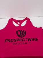 Neon Pink Tank-Top / Black Script & PW Logo